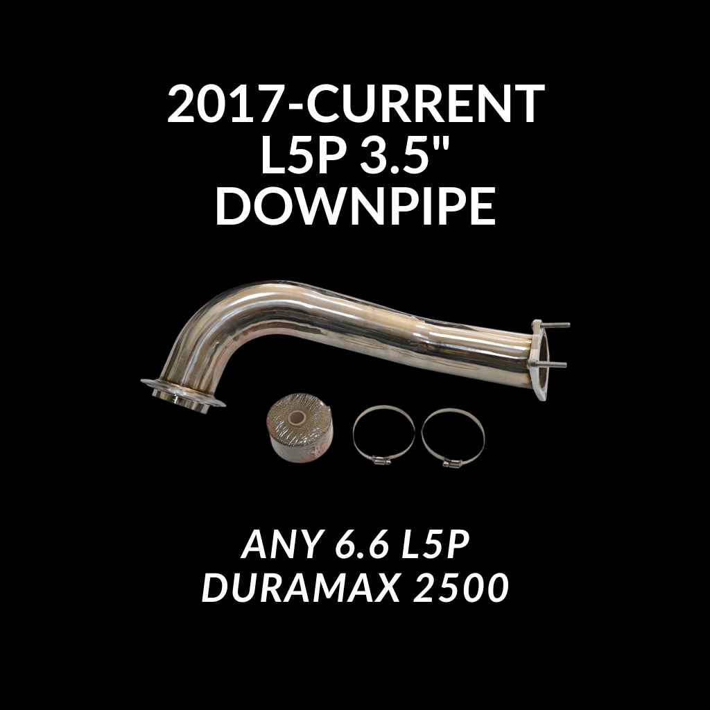 3.5" Downpipe Exhaust For L5P Duramax 2017-2023