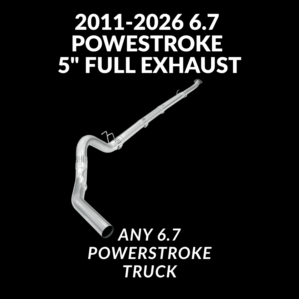 Full 5" Exhaust For 2011-2022 6.7 Powerstroke Ford