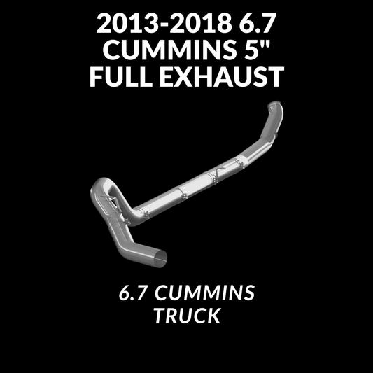 2013-2018 6.7 CUMMINS 5" FULL EXHAUST